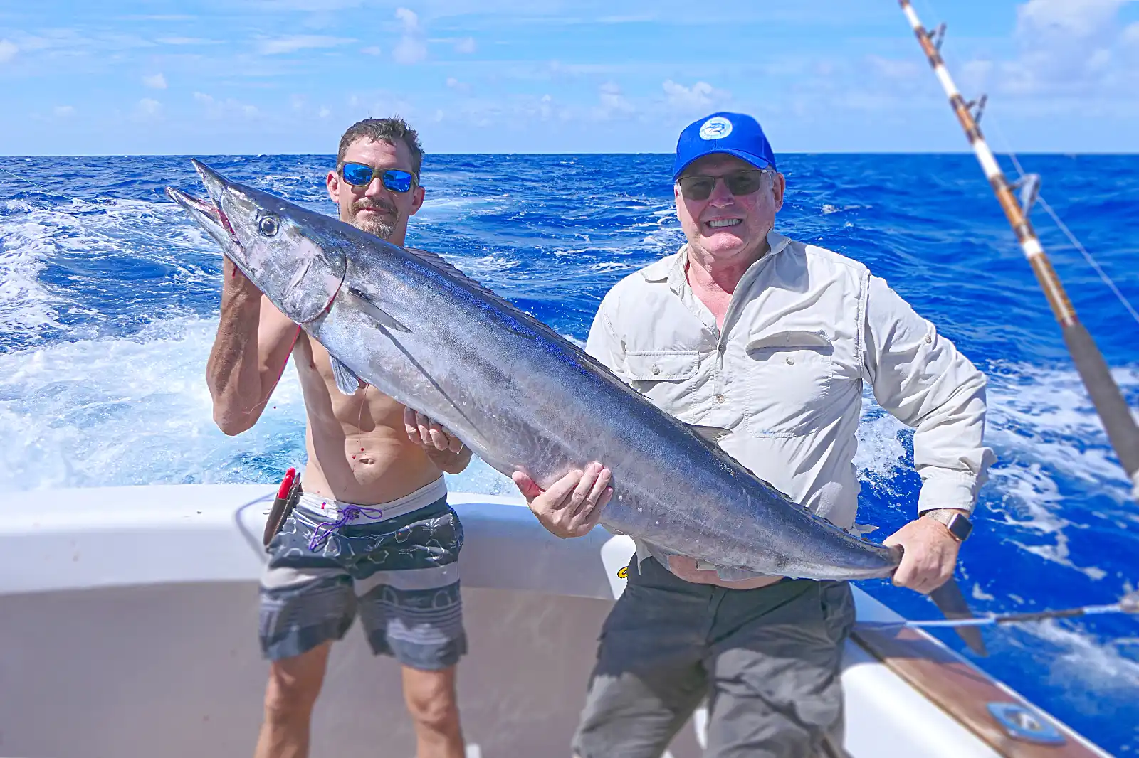 Wahoo caught on the Great Barrier Reef with Australian Sportfishing Charters