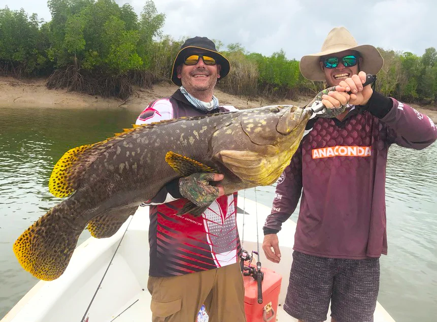 Queensland groper caught with Australian Sportfishing Charters
